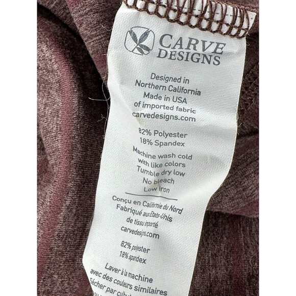 Carve Designs "Talora" Tunic Mini Dress Maroon Striped UPF 50 Size XS NWT!! - Picture 5 of 7